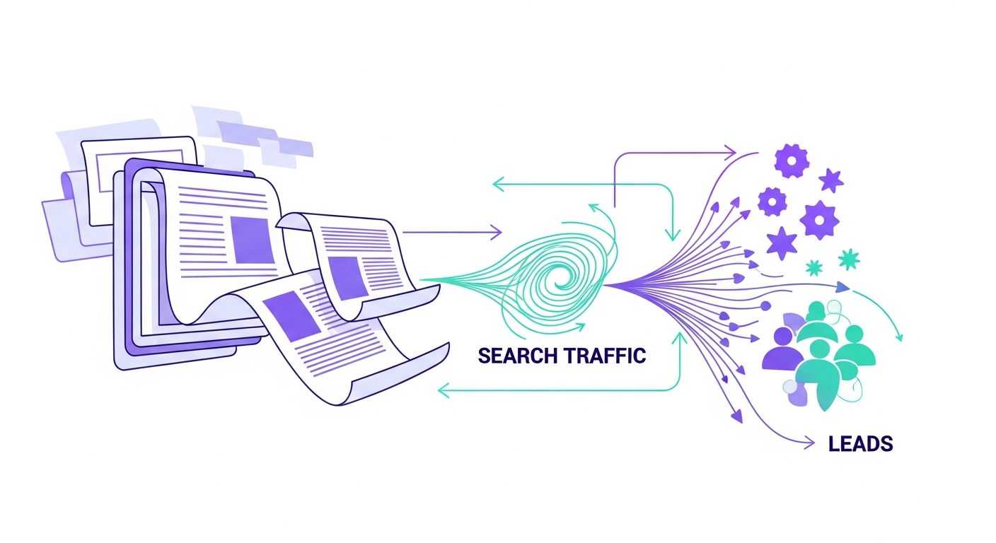 Content marketing improving SEO rankings